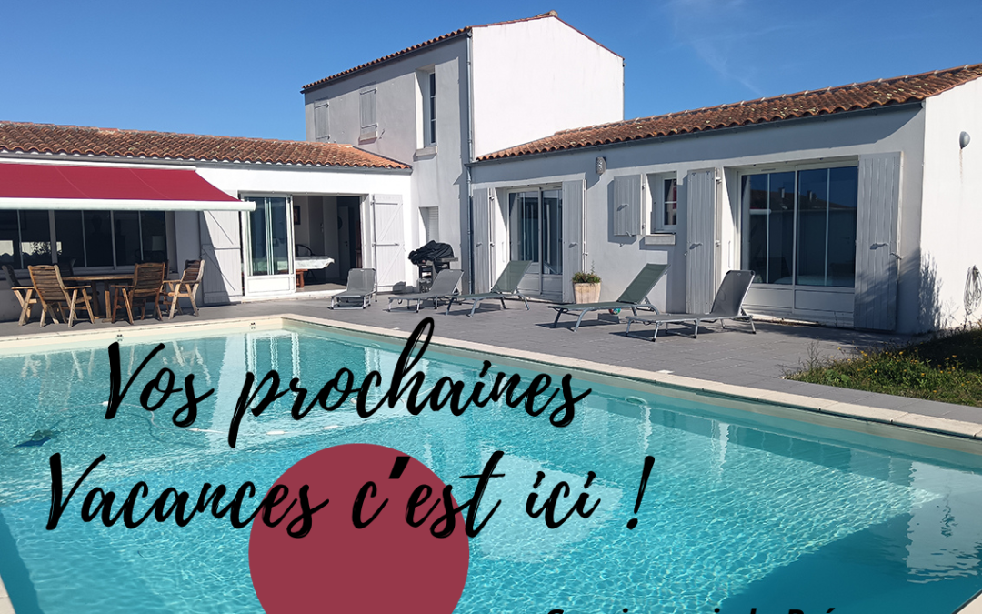 villa piscine au centre de la Brée